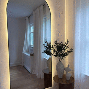 Miroir mural LED arche design moderne