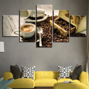 Tableau mural cuisine café – Art décoratif moderne à plusieurs panneaux